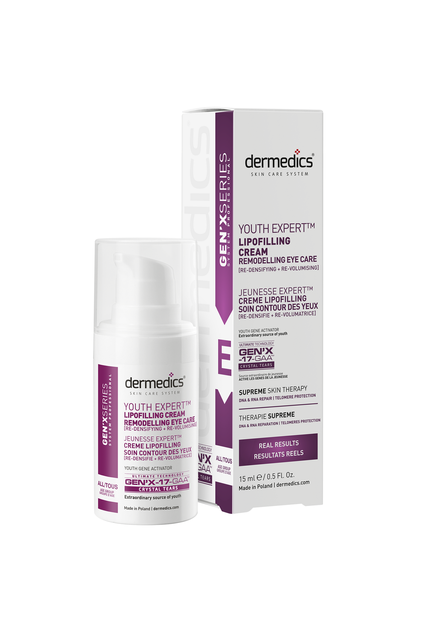 DERMEDICS® GENX YOUTH EXPERT Global Anti-Aging Cream Remodelling Eye Care 15ML